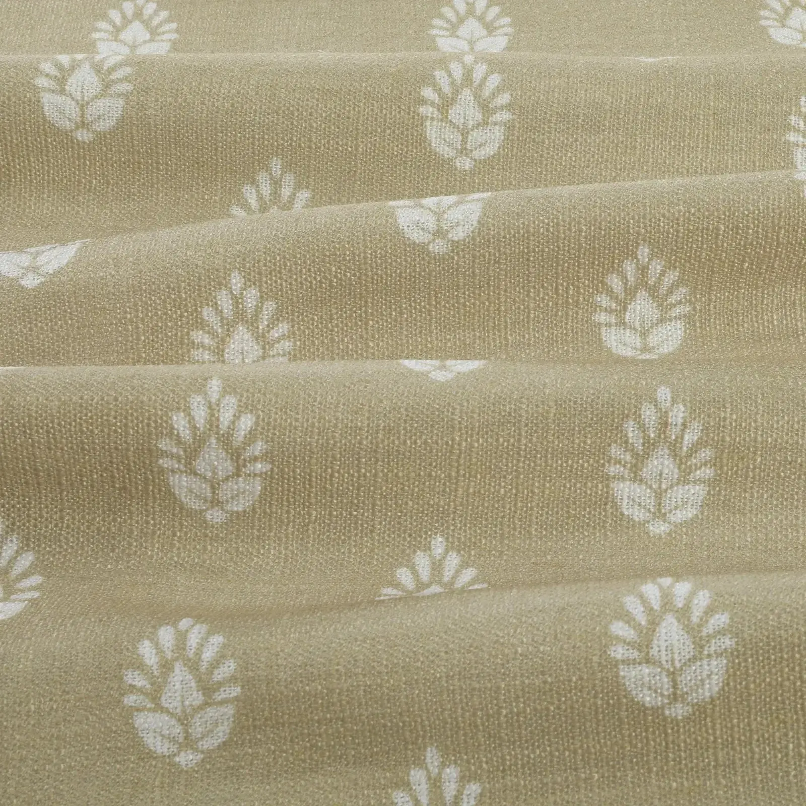Stefana Silber Print Linen Blend Curtain Drapery Pleated - Image 80