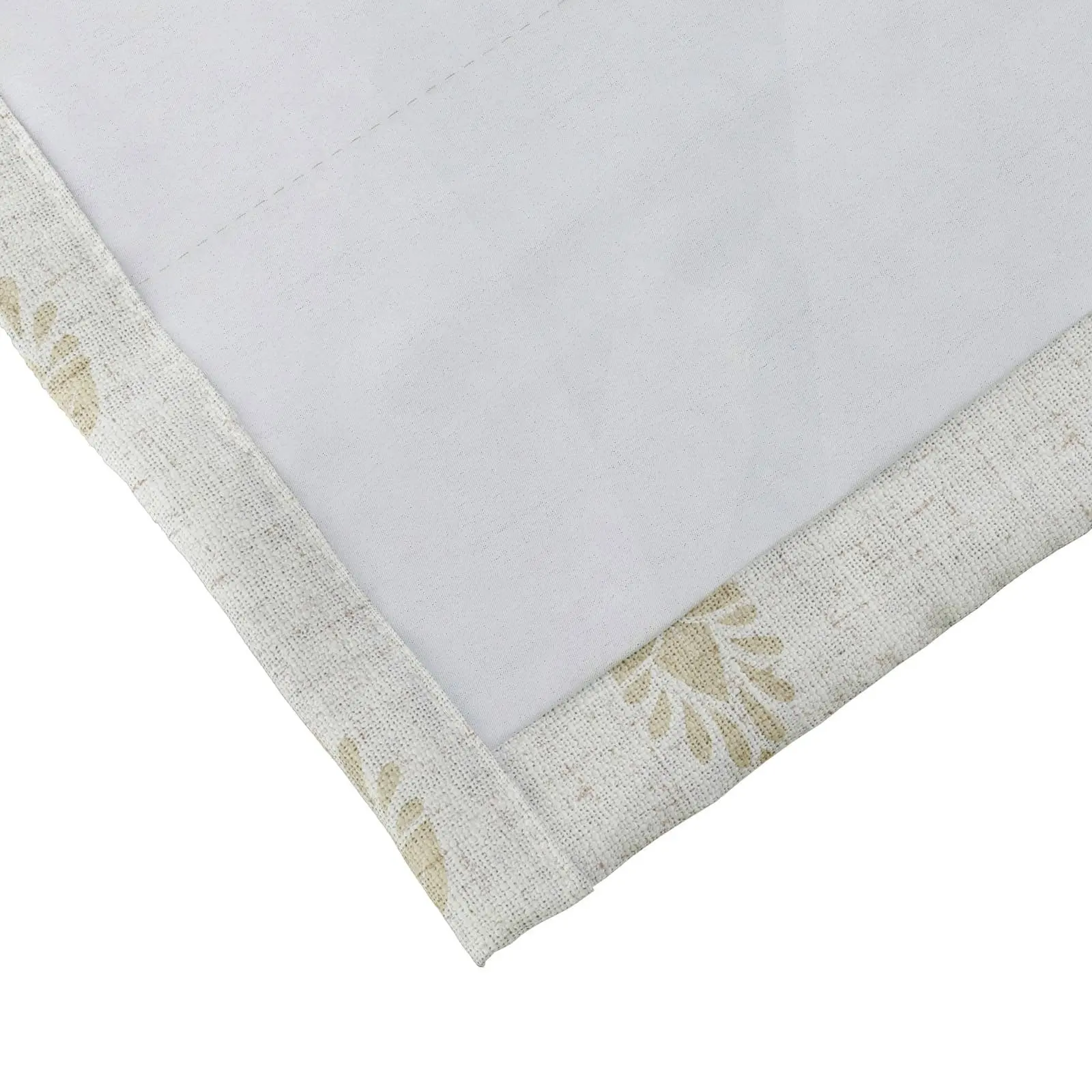 Stefana Silber Print Linen Curtain Drapery Grommet - Image 4