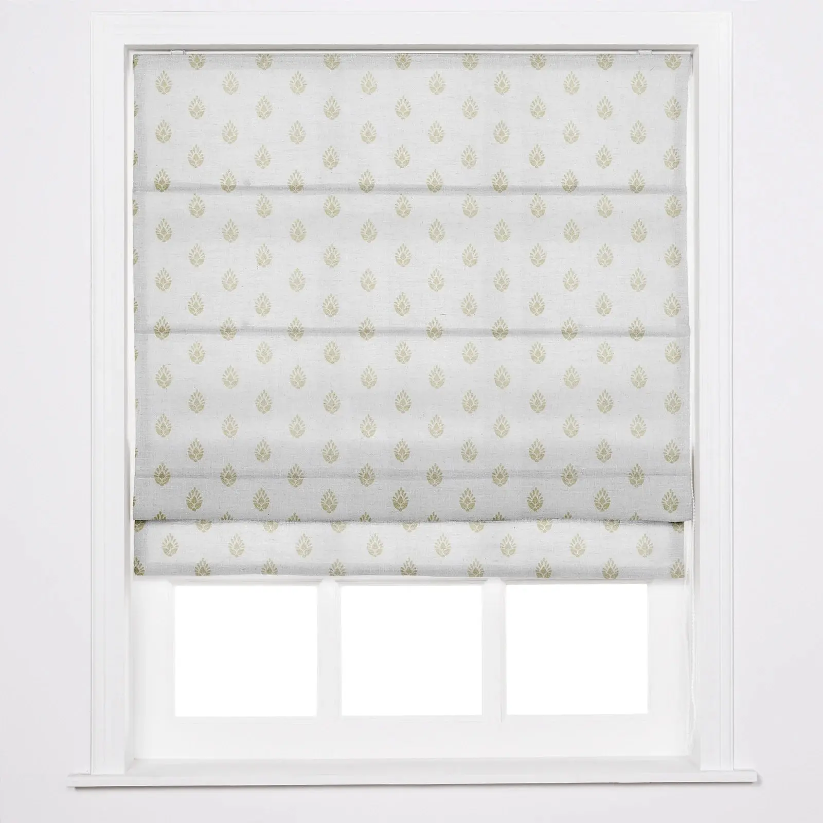 Stefana Silber Printed Roman Shade Cord Lift - Image 8