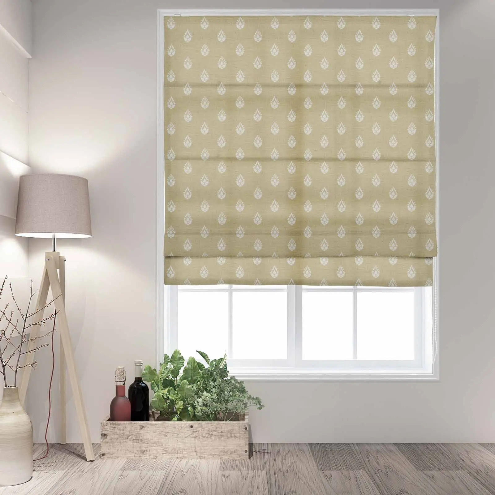 Stefana Silber Printed Roman Shade Cord Lift - Image 20
