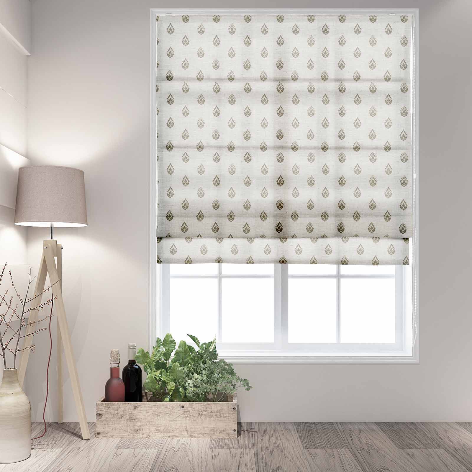 Stefana Silber Printed Roman Shade Cord Lift - Image 18
