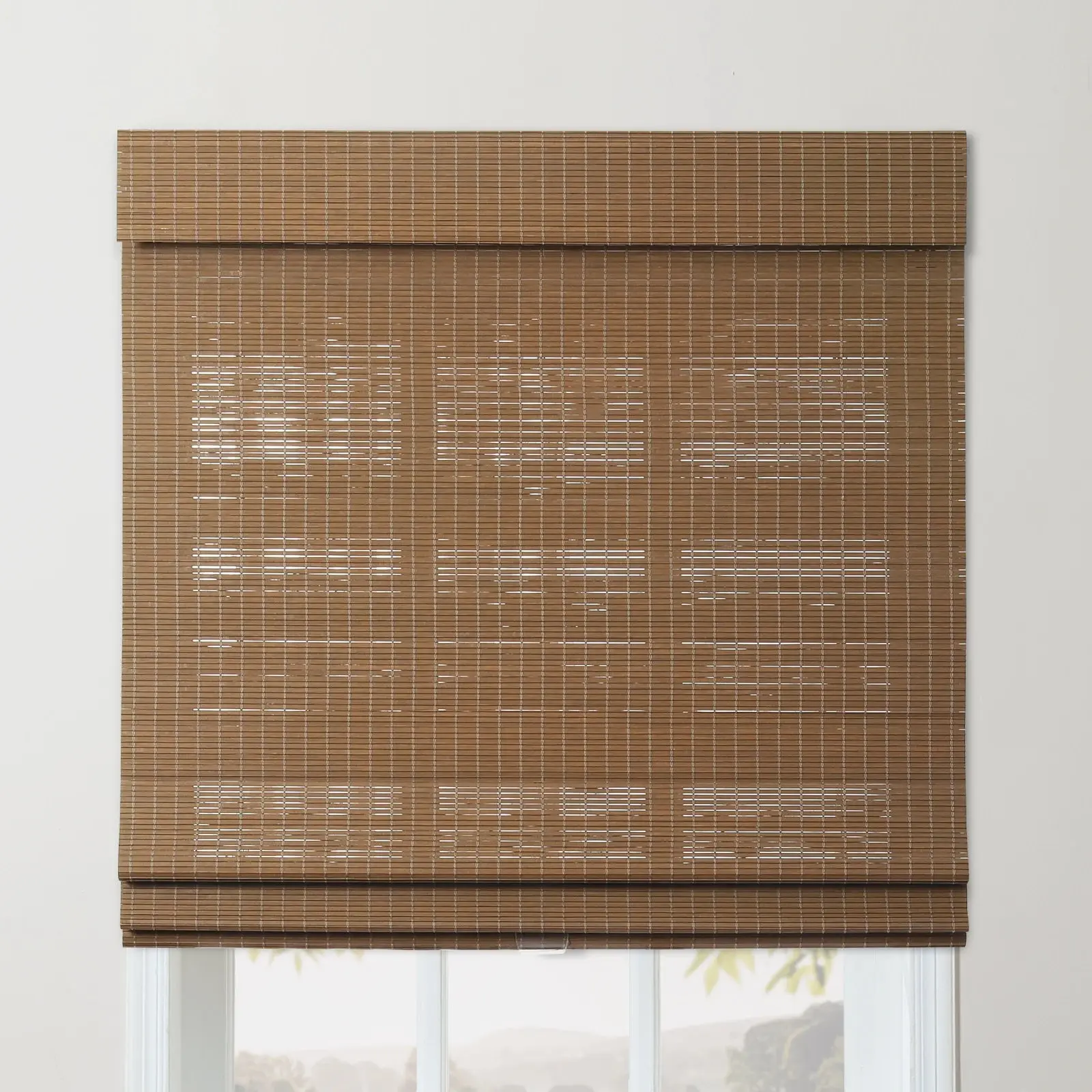 Sybil Bamboo Roman Shade - Almond - Image 16