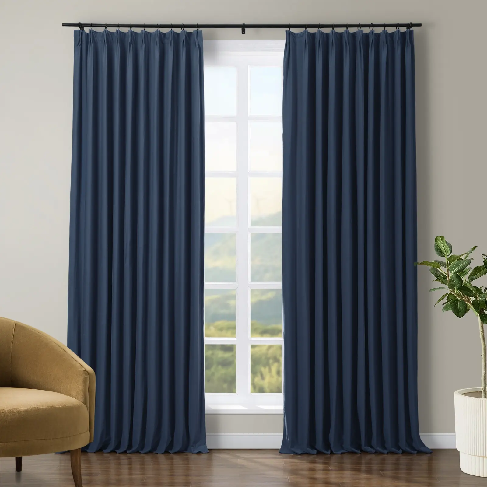 Tavis Premium Velvet Curtain Pleated - Image 41