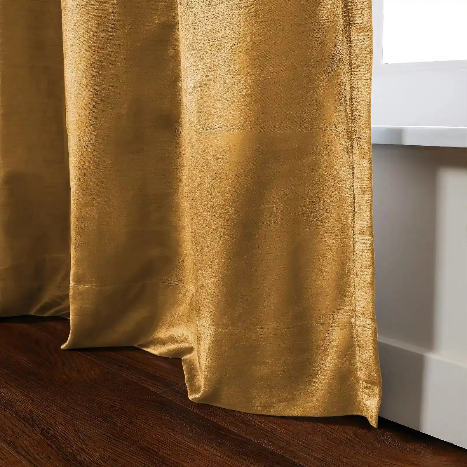 Veda Luster Cotton Velour Drapery Pleated - Image 31