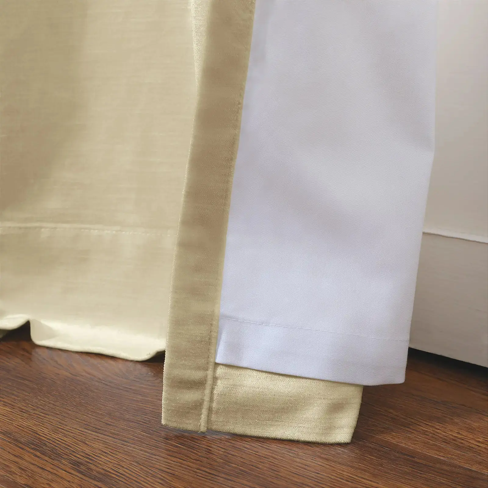 Veda Luster Cotton Velour Drapery Pleated - Image 58